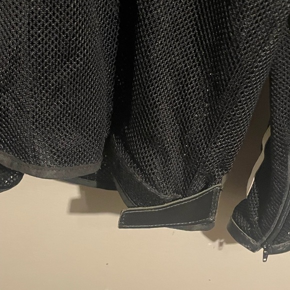 vintage made in usa πΊπΈ vanson mesh moto skeleton jacket π₯ π¨ - Picture 10 of 11